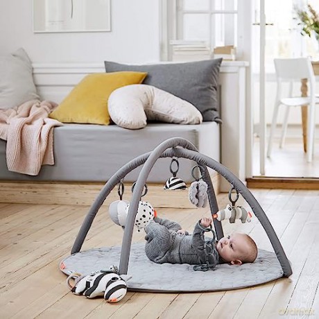Done by Deer - Activity play mat Deer friends Grey (40625)