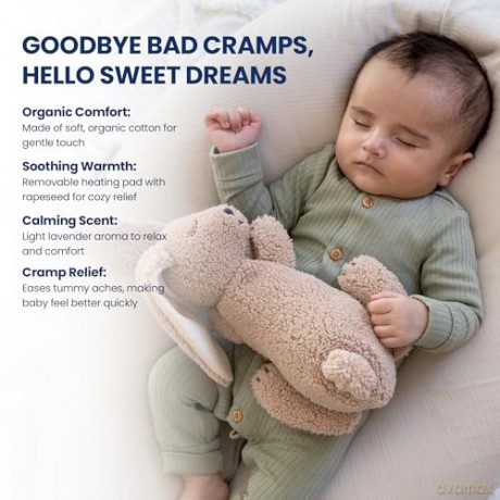 Doomoo - Heating Pad Soft Toy Bunny - Taupe