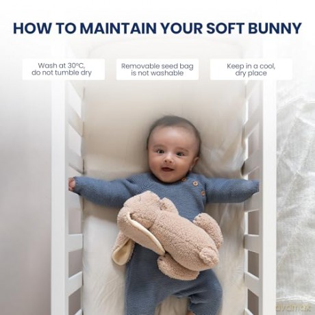Doomoo - Heating Pad Soft Toy Bunny - Taupe