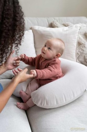Doomoo - Inflatable Nursing Pillow - Sand