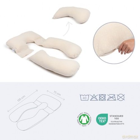 Doomoo - Maternity Pillow Maxi - Flower Sand