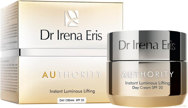 Krem do twarzy Dr Irena Eris - Authority Instant Luminous Lifting Day Cream - SPF 20 - 50 ml