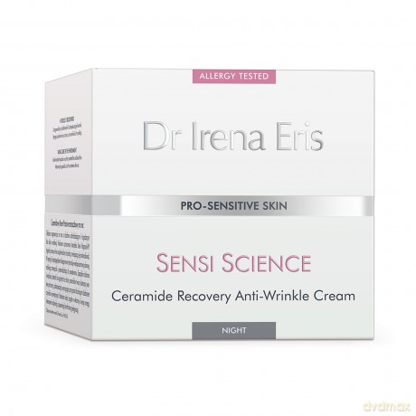 Krem przeciwstarzeniowy do twarzy Dr Irena Eris - Sensi Science Ceramide Recovery Anti-Wrinkle Night Cream - 50 ml