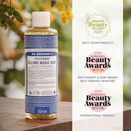 Dr. Bronner's - Liquid Soap Peppermint 240 ml