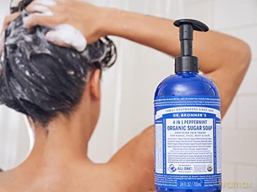 Dr. Bronner's - Organic Sugar Soap Peppermint 355 ml