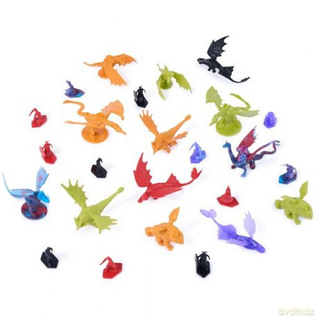 Dragons - Small Bucket of Dragons Collectibles Asst. (6075546) [FIGURKA]