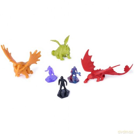 Dragons - Small Bucket of Dragons Collectibles Asst. (6075546) [FIGURKA]