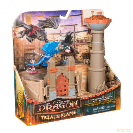 Dragons - Training Arena Playset - Torch Tower [FIGURKA]