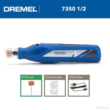 Szlifierka akumulatorowa Dremel - Pet Nail Care Kit 7350 -12000Rpm