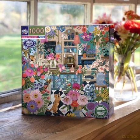 Eeboo - Puzzle 1000 pcs - English Flower Shop (EPZT440) [PUZZLE]