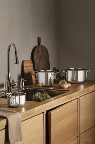 Eva Trio - Stainless Steel 3 pcs. Cookware set - 1.1 L - 2.2 L - 3.6 L