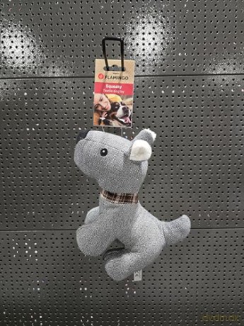 Flamingo - Toy Britta Dog Grey - 22cm