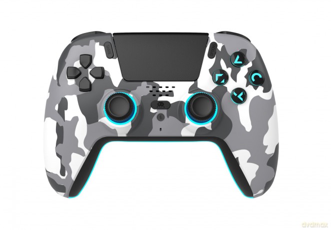 Freaks And Geeks - Wireless Bluetooth Controller for PS5- LED - White Camo
