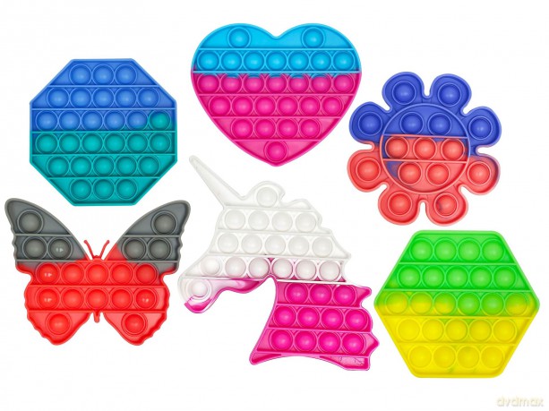 Fun Trend - POP'em Bubble Fidget,Basic,2 asst (50101) [GRA]