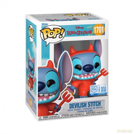 Funko Pop! - Vinyl Exclusive Stitch as Devil w/CH (91833) [FIGURKA]