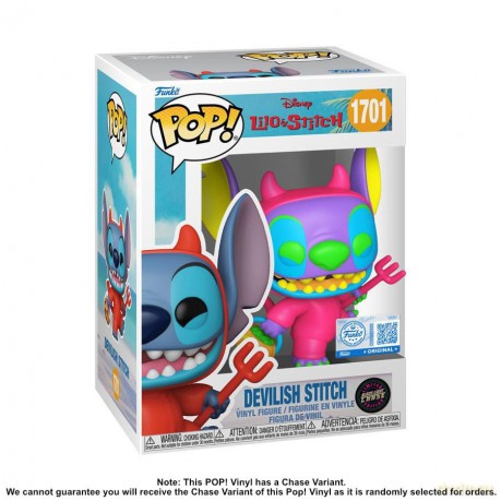 Funko Pop! - Vinyl Exclusive Stitch as Devil w/CH (91833) [FIGURKA]