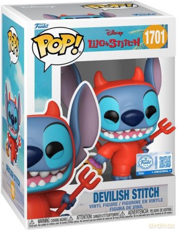 Funko Pop! - Vinyl Exclusive Stitch as Devil w/CH (91833) [FIGURKA]