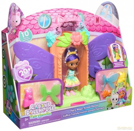 Gabby's Dollhouse - Fairy Magic Reveal Playset (6075629) [FIGURKA]