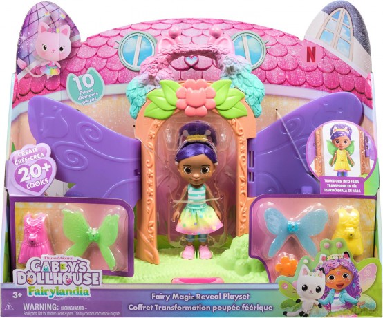 Gabby's Dollhouse - Fairy Magic Reveal Playset (6075629) [FIGURKA]