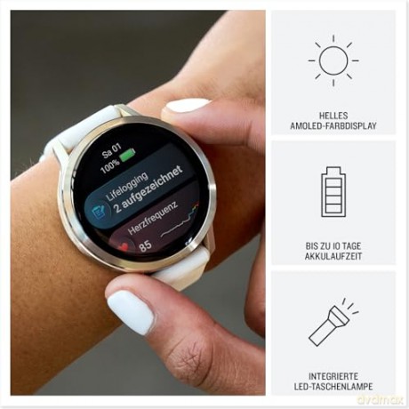 Garmin - Venu 4 41mm - black/slate black