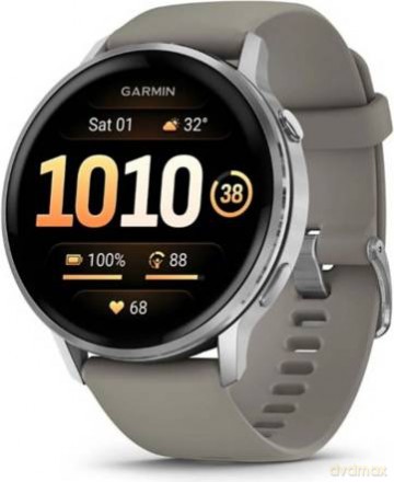 Garmin - Venu 4 45mm - black/silver grey