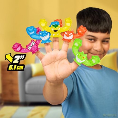 Goo Jit Zu - Meteor Madness Slingers Glow 5PK (43086) [FIGURKA]