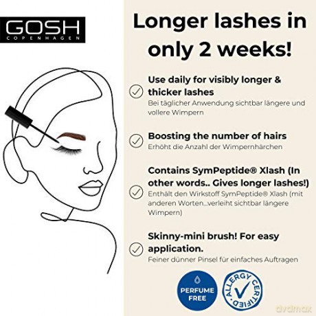 GOSH Copenhagen - Growth Serum The Secret of Longer Lashes - 001 Lashes