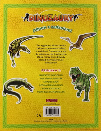 Dinozaury. Album z zadaniami - Emma Fucci [KSIĄŻKA]