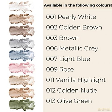 GOSH Copenhagen - Mineral Waterproof Eye Shadow - 001 Pearly White