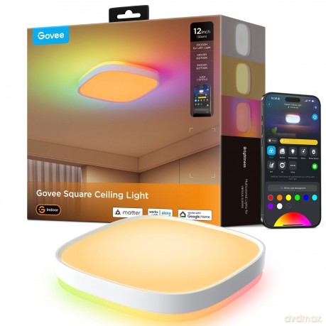 Govee - Square Smart Ceiling Light 12inch