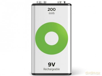 GP - ReCyko Rechargeable 9V-battery, 200 mAh (1-pack)