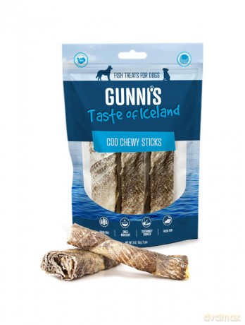 Gunnis - Cod Chew Sticks - 90g 3 pcs