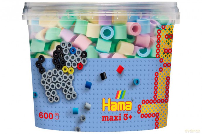 Hama - Maxi Beads 600pcs Mix 52 (388574)