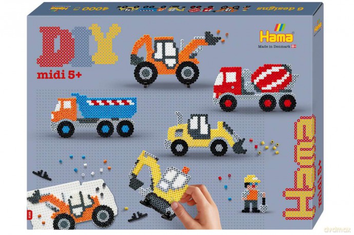 Hama - Midi Gift Box Construction Machinery (383163)