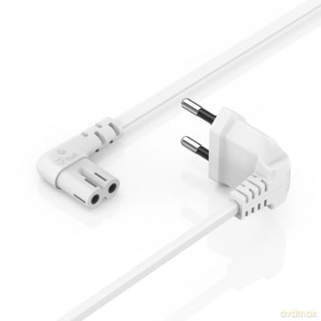 Hama 2-pole power cable with angled Euro 8 plug