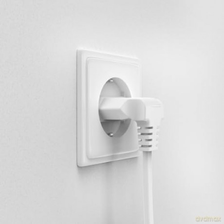 Hama 2-pole power cable with angled Euro 8 plug