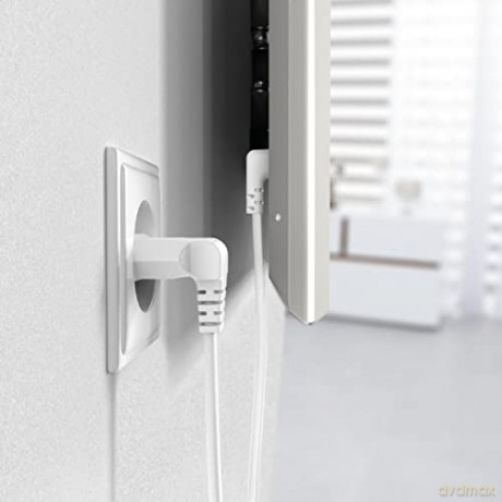 Hama 2-pole power cable with angled Euro 8 plug