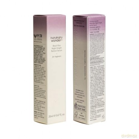 Haruharu Wonder - Black Rice Night Knight Retinol Serum - Black - 20 ml