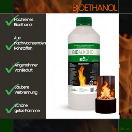 Hśfats - SPIN Bioethanol Gel Fuel 1l Bottle - 1 piece (090801)