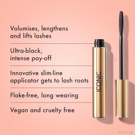 Tusz do rzęs ICONIC LONDON - Triple Threat Mascara - Black