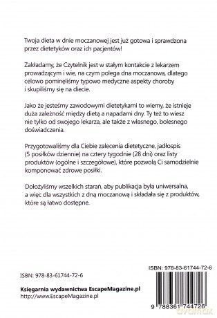 Dna moczanowa. Dieta i jadłospisy - Maciej Bońkowski, Marcin Majewski [KSIĄŻKA]