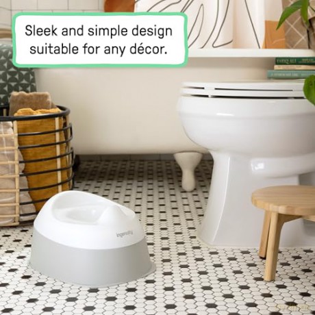 Ingenuity - Ready Set Go Potty - Hvid - 18-60 M