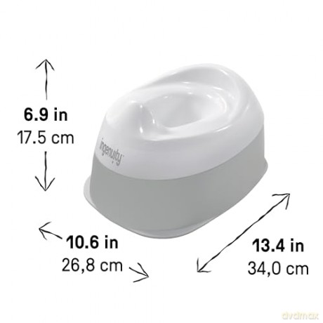 Ingenuity - Ready Set Go Potty - Hvid - 18-60 M