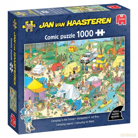 Jan van Haasteren - Camping in the Forest (1000 pieces) [PUZZLE]