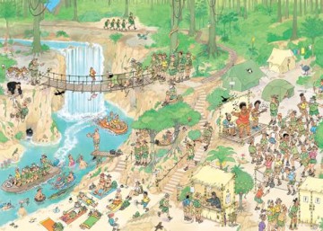 Jan van Haasteren - Jungle Tour (1000 pieces) [PUZZLE]