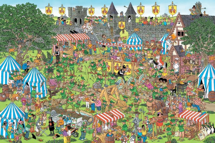 Jan van Haasteren - Robin Hood Festival (1500 pieces) [PUZZLE]
