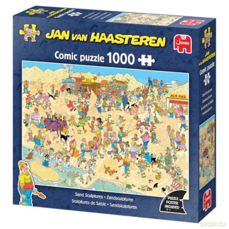 Jan van Haasteren - Sand Sculptures (1000 pieces) (1110100612) [PUZZLE]