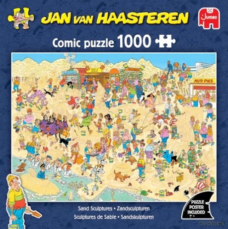 Jan van Haasteren - Sand Sculptures (1000 pieces) (1110100612) [PUZZLE]