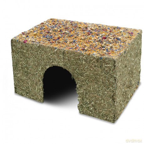 Jr Farm - Hay House with flowers - M