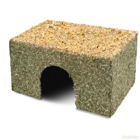 Jr Farm - Hay House with flowers - M